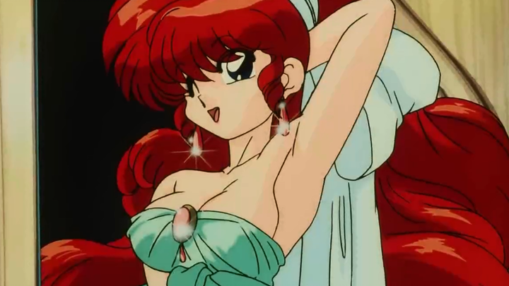 Collection of cute clips of female Ranma acting coquettishly and cutely [Issue 14] [Easter egg inclu
