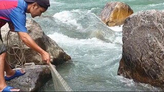 CAST NET FISHING IN NEPAL | himalayan trout fishing |