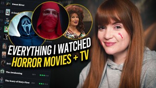 EVERYTHING I WATCHED IN APRIL HORROR and TV RECOMMENDATIONS | WRAP UP