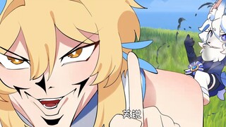 [Genshin Impact Daily] Fufu obtains the power of the mask! No matter how hard she tries, she can't d