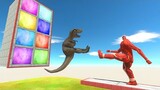 Heroic Kick in Vertical Portals - Animal Revolt Battle Simulator
