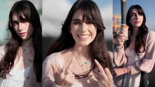 Photographer Danny met a witty and humorous young lady on the street and took many beautiful photos 