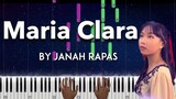 Maria Clara by Janah Rapas piano cover + sheet music