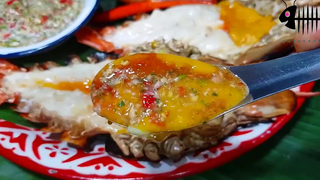 สุทธิราชลุยเพลิง (กุ้งเผา) grilled prawns and Thai spicy