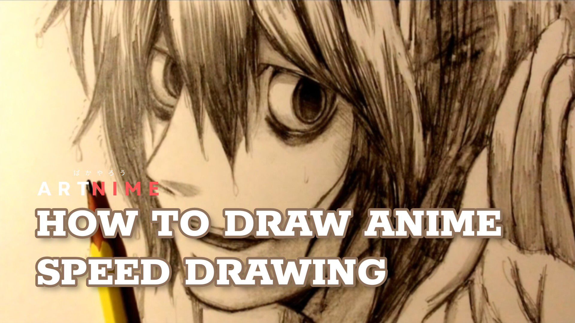 HOW TO DRAW ANIME  SPEED DRAWING - MENGGAMBAR MENGGUNAKAN PENSIL