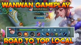 WANWAN GAMEPLAY ROAD TO TOP LOCAL | 200 DIAMONDS GIVEAWAY