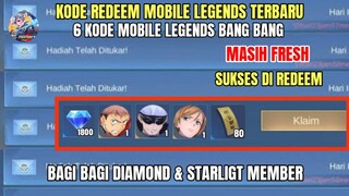 BURUAN! 6 KODE REDEEM ML TERBARU KODE REDEEM MOBILE LEGENDS HARI INI UPDATE JUNI 2024