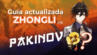 GUÍA ACTUALIZADA ZHONGLI (1.5) / SUPPORT y CARRY - Genshin Impact (Gameplay Español)