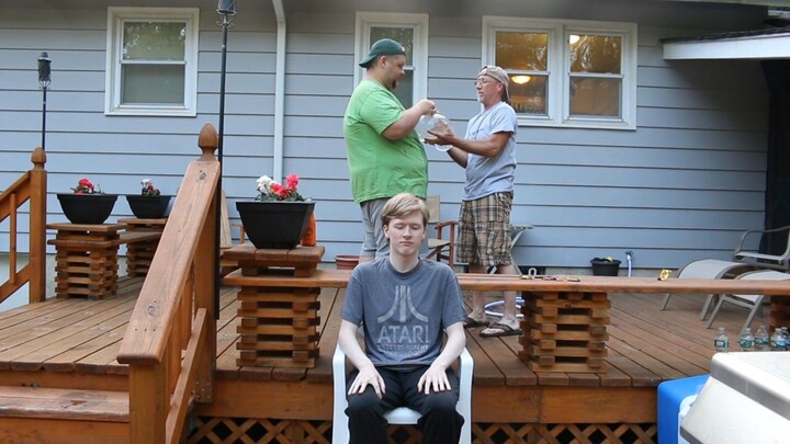 Uncle Larry and Joe Take On the Water-Filled Condom Challenge!!