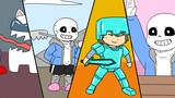 【ask】Pig Bajie sans! Diamond armor blessing! sans: I know! Rats and everyone's Among Us!