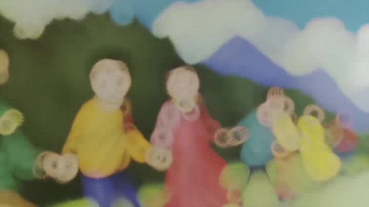 Tranh minh họa trong sách giáo khoa hiện thực hóa đôi mắt sáng và hàm răng trắng muốt.