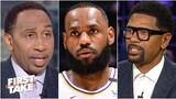 Jalen tells Stephen A.: "I hate to say it.. But, no" Lakers won't make the playoffs