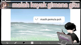 buatnya sambil rebahan makanya kayak gini 🥱