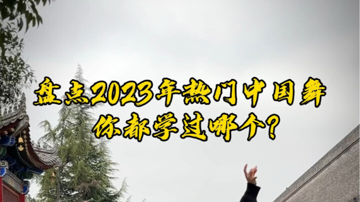 盘点2023热门中国舞，你都学过哪个？