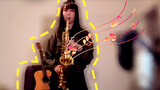 Saxophone and rap version of "Despacito" by a high school student
