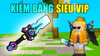 (Blockman Go) VanhMC THỬ THÁCH TOP 1 BUILD AND SHOOT CHỈ VỚI THANH KIẾM BĂNG SIÊU VIP