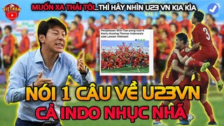 CĐV Indo Đòi Xa Thải HLV, Ông Shin Nói 1 Câu Về U23 VN Phản Biện Khiến Cả Nước "Nhục Nhã"