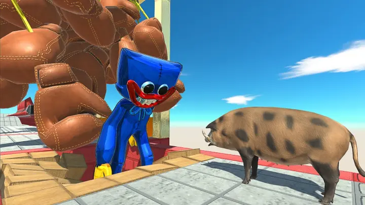 The TRAP of the glutton WHO WILL EAT PIG - Animal Revolt Battle Simulator
