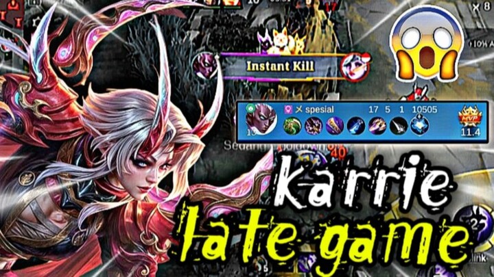 KARRIE TRUE DAMAGE GILA! TANK AUTO RATA 😱