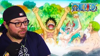 Bath Time Getting Wild! ! One Piece Episode 1079 Reaction