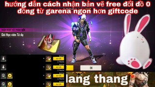 Free fire| hướng dẫn cách nạp 1 kim cương nhận bản vẽ học viên đổi đồ free từ garena ngon hơn code