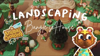 LANDSCAPING VILLAGER HOMES: SPEED BUILD PT 6// ANIMAL CROSSING NEW HORIZONS