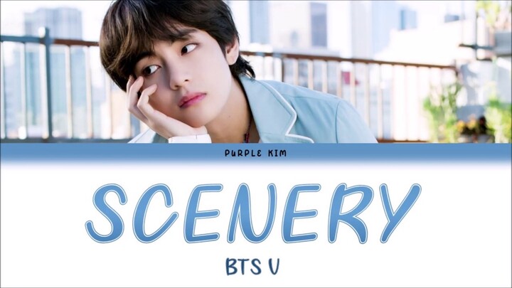 BTS V (뷔) - Scenery (풍경) [Color Coded Lyrics/Han/Rom/INA] (SUBINDO)