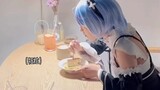 On how a coser ate props within 10 seconds of the end of shooting