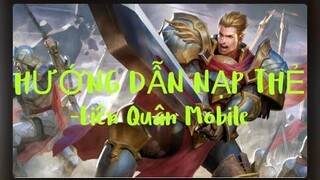 Hướng Dẫn Nạp Thẻ Liên Quân Mobile | GARENA | Cẩn Thận Bị Lừa Tiền Mất Tật Mang | MĂNG SIDA Gaming