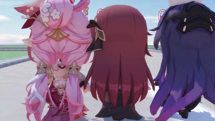 [Animasi Honkai Impact 3] Tendangan ini benar-benar membuat saya terkesan...