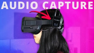 OCULUS QUEST - How To Record Gameplay Audio Wirelessly (For Live Streaming Via PC)