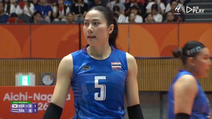 วอลเลย์บอลหญิง เอเชียนเกมส์ 2026 เกาหลีใต้ Vs ไทย