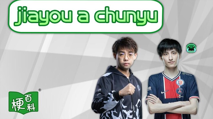 [Internet Slang Encyclopedia] What's the meme behind "jiayou a chunyu"?