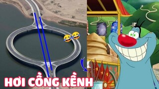 Hoạt hình Oggy được sản xuất tại VN , tại sao không làm cầu thẳng luôn ?? - Top comment.