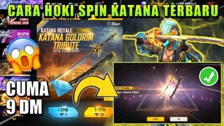 CARA SPIN KATANA GOLDRIME TRIBUTE FREE FIRE TERBARU 2022