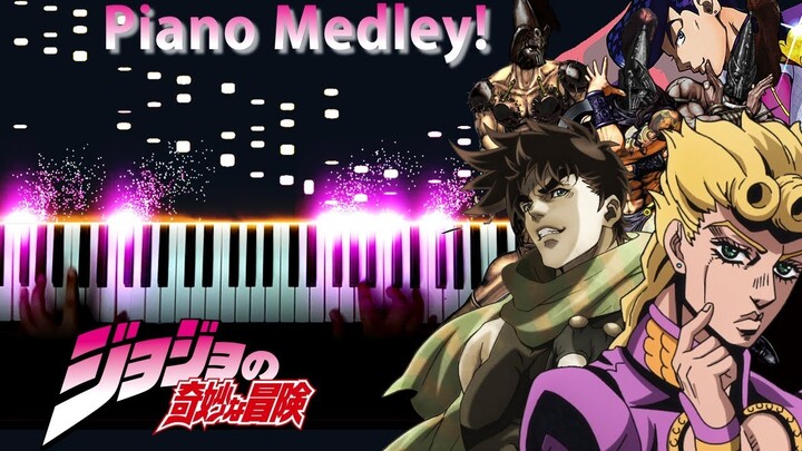 The Ultimate JoJo's Bizarre Adventure Piano Medley!!! - 500,000 Subscribers Special