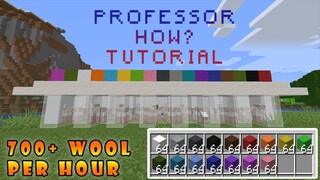 How to make Wool Farm in Minecraft 1.16.4 | All Colors Combination (Java/Bedrock)