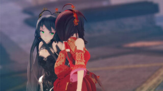 Luo Tianyi×Yuezheng Ling Dance MMD Ancient Style Otaku dance Grain in Ear