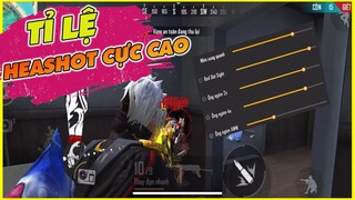 ĐỘ NHẠY KÉO MP40 AK AUTO BỂ SỌ CỦA DARK TĂNG TỈ LỆ HEASHOT CAO - WAG Dark