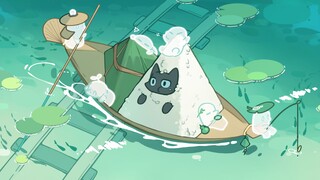 【Head is a cat】Zongzi Boat