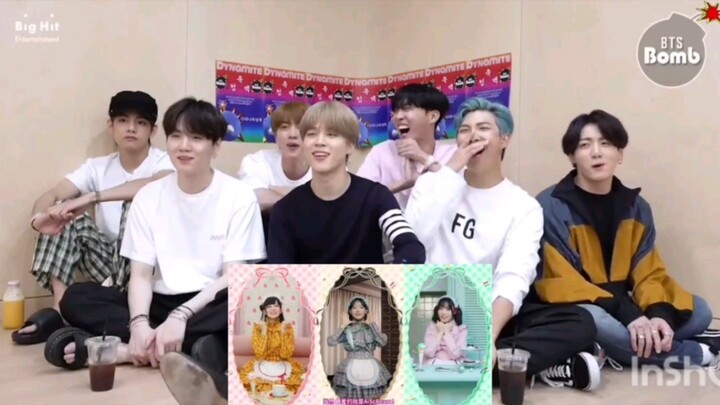 BTS(reaction)AiscreamMV🍭🍨🍪