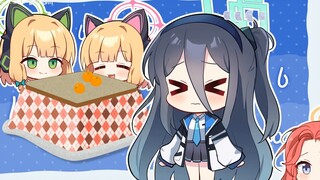 [Blue Files] Fireplace Mandarin Orange Stacking Game! "Blue Daily Life Episode 1"