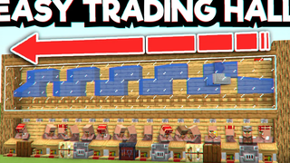 Minecraft Villager Trading Hall ที่ง่ายที่สุด - ทุกขนาด