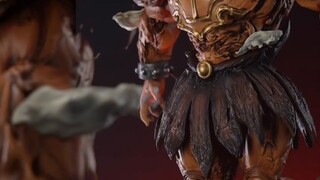 Evil spirit exposed! Grandpa's card is here! ASS Studio Yu-Gi-Oh series Dark Master Exodia GK statue