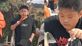 A boy stumbled upon a copy of himself in the park, and the two looked exactly the same, leaving his 