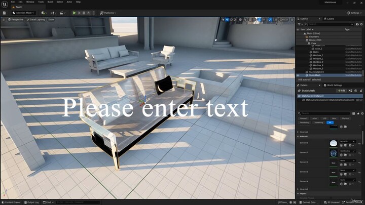 03 Làm việc với geometry trong Unreal Engine - 002 chỉnh sửa Geometry trong Unreal Engine