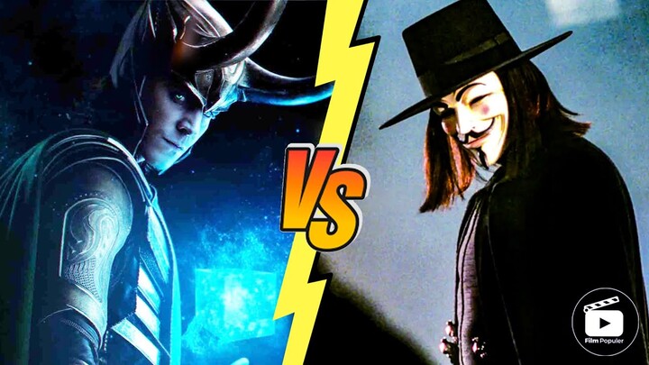 Ketika Kekuatan Loki Diadu Melawan V For Vendetta, Siapa yang Akan Menang?