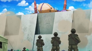 Serangan "Tentang Penghormatan Ayah Raksasa kepada Raksasa" di BETA Sado Island Defense Muv-Luv Alte