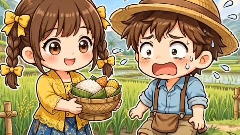 jatuh cinta (Animasi AI)