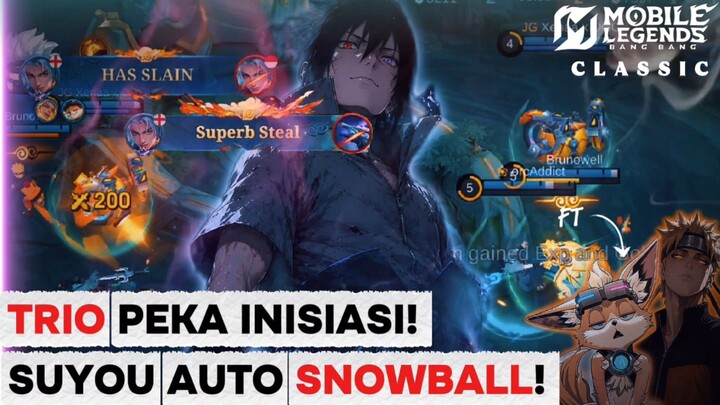 TRIO BIKIN MUSUH PASRAH! Suyou Snowball PEKA INISIASI Bikin lawan DIBUAT RUNGKAD 💀🥶